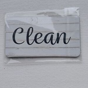 New double sided clean dirty dishwasher magnet